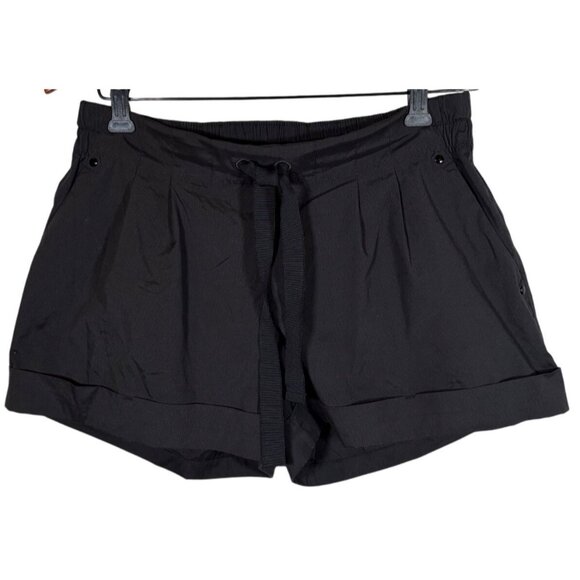 Lululemon High Waisted Rise Women 8 Cuffed Shorts Athleisure Utility - Picture 2 of 7